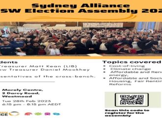 Sydney Alliance Assembly 28th February 2023