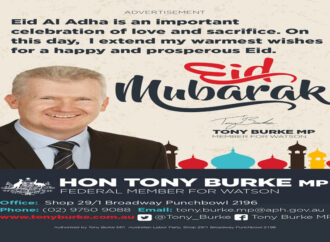 Eid al Adha greetings from Hon Tony Burke MP